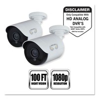 Night Owl Add-on Hd Wired Security Bullet Cameras,1080p - Ngtcam2pkhda10w Night Owl Add-on Hd Wired Security Bullet Cameras,1080p - Ngtcam2pkhda10w