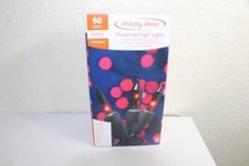 NEW Holiday Home Mini Light 50 Purple Miniature Lights Halloween 18.5 feet