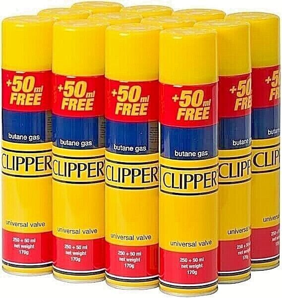 CLIPPER High Quality Universal Gas Lighter Butane Gas Fuel Fluid Refill