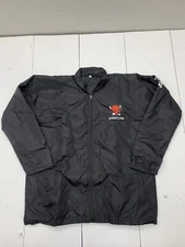 Mens Black Full zip Coach Shep Wrestling Coat Size XL