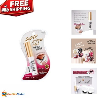 Hypoallergenic Lash Glue - Quick-Drying, Clear Adhesive for Sensitive Eyes