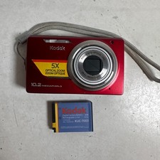 Kodak EasyShare M380 Red 3" 10.2MP 5x Optical Zoom Handheld Digital Camera