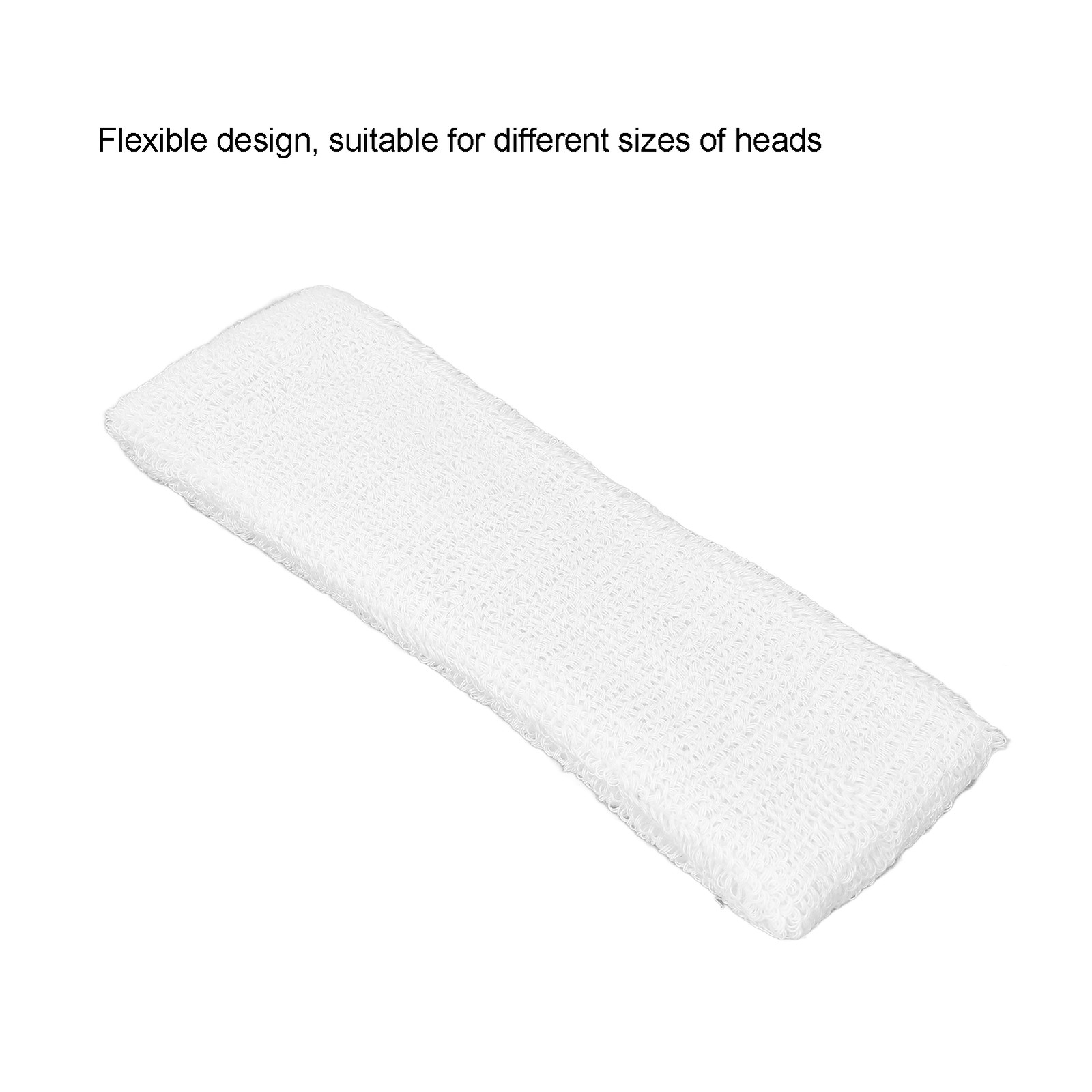 Sweat Absorbing Fitness Headband Elastic Polyester Cotton Headband For Sport.
