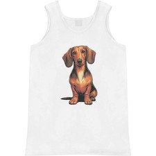 'Cute Dachsund' Adult Vest / Tank Top AV049564