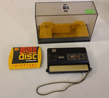 Kodak Disc 8000 Camera Outfit Model 8000 Black in Display Case VINTAGE