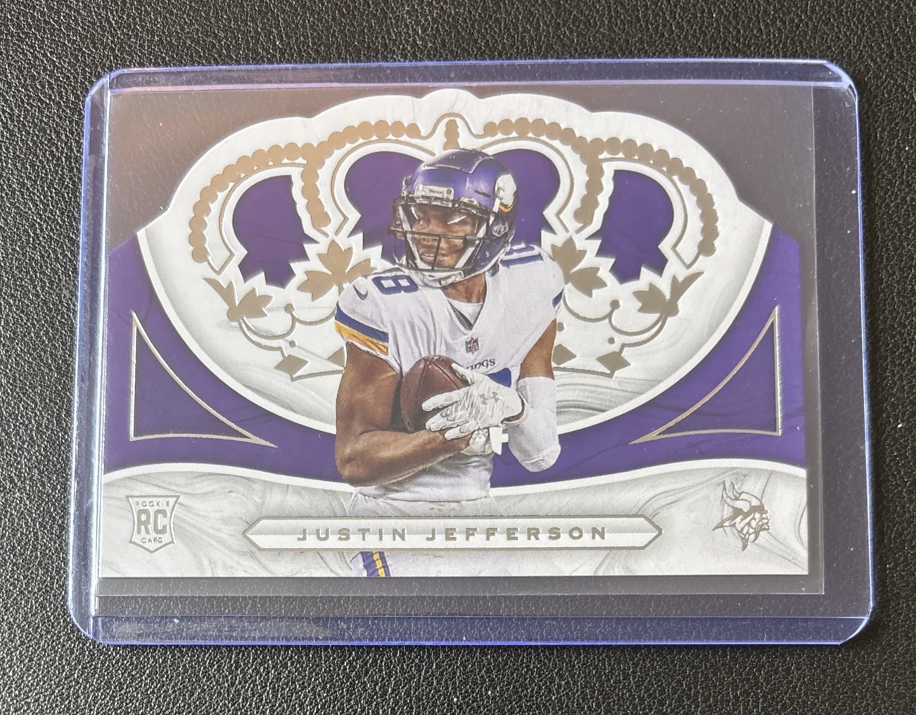 2020 Panini Chronicles - Crown Royale Justin Jefferson #CR-11 (RC) Die-Cut