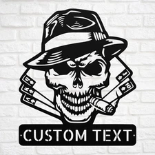 Personalized Poker Metal Sign Custom Decor Gift for Poker Players and Fans