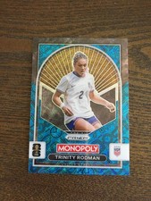 2026 Panini Prizm World Cup Monopoly Trinity Rodman USA USWNT Blue Wave