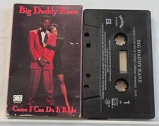 BIG DADDY KANE - CAUSE I CAN DO IT RIGHT (Cassette Single, 1990, Cold Chillin')
