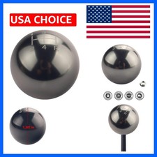 Round Ball Billet M12x1.25 5 Speed Short Throw Shifter Shift Knob Mt Manual G... Round Ball Billet M12x1.25 5 Speed Short Throw Shifter Shift Knob Mt Manual G...