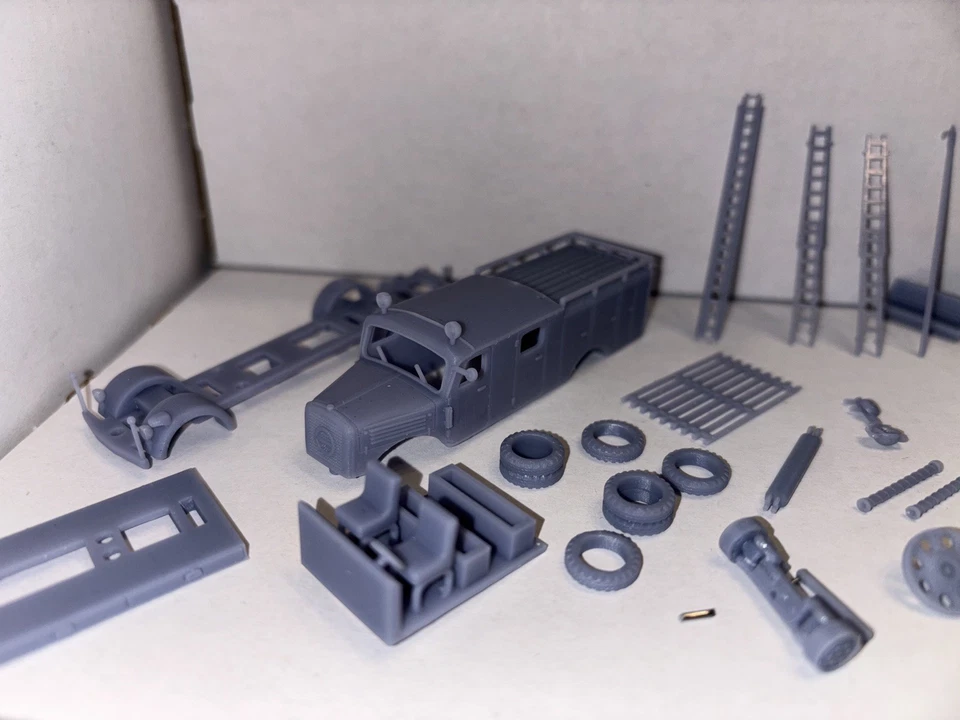 Feuerwehr Modellbau Maßstab 1:87 3d Druck Bausatz Neu - Bild 4 von 4