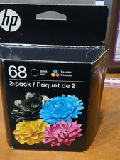HP 63 Black  Tri-Color Ink Cartridge 2-Pack OEM High-Quality Printing Exp 7/26