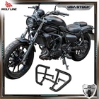 Crash Bar For Kawasaki Eliminator 450 500 Engine Guard Protector Stunt Cage 2026
