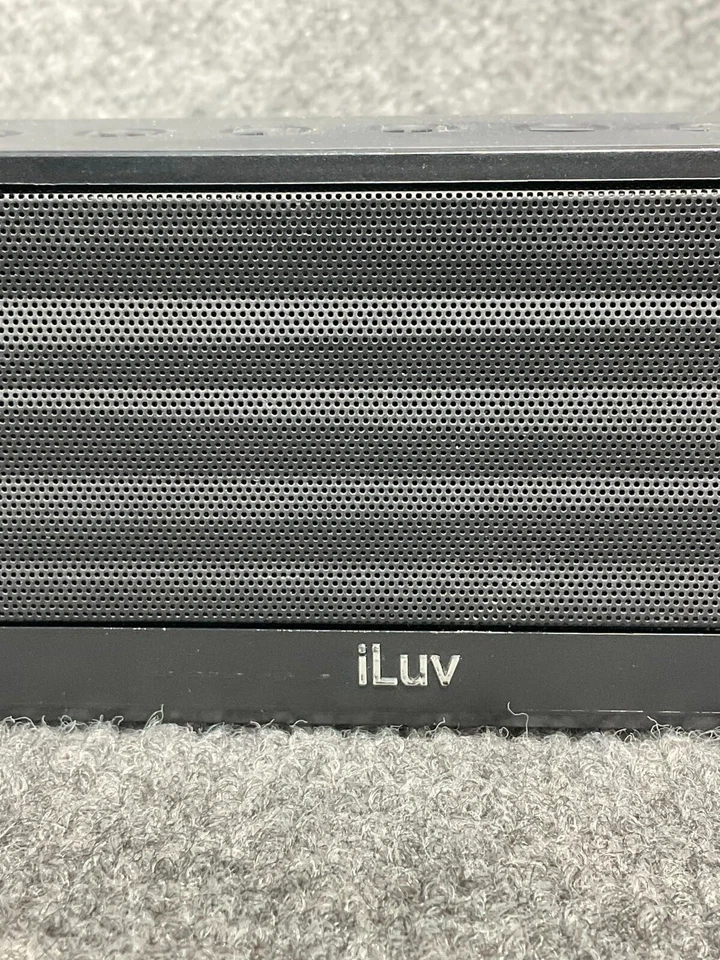 ILUV Stereo Bluetooth Speaker ISP233 Rechargeable Splash Resistant in Black - Image 3 of 4