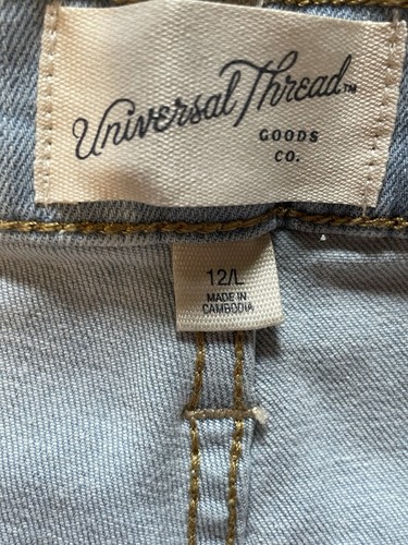 NWT Universal Thread Super Stretch High-Rise Skinny Light Blue Jeans Size 12Long - Picture 8 of 8