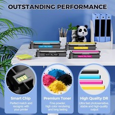 TN227 High Yield Toner Cartridge 4 Pack TN 227 TN-227BK/C/M/Y Replacement for...