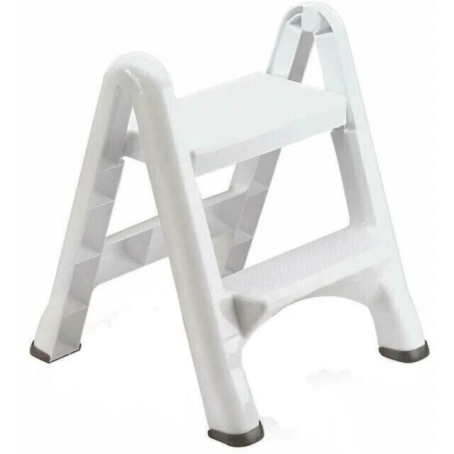 Rubbermaid White 2-Step Stool - Image 2 of 2