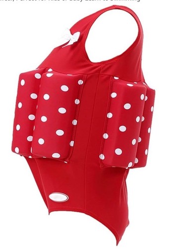 Lemandii Toddler Girls Floating Swimsuit Removable Buoyancy Sticks 5/6 yrs NWOT - Picture 6 of 22