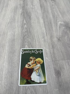 Sunlight Seife Retro Blechschild Klein