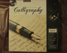 SpiceBox Calligraphy Art Studio Set - Pen, Ink, Gouache, Brush, Guide, Paper NEW