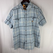 Carhartt Men's Rugged Flex Relaxed Fit Lightweight Short Sleeve Shirt Large