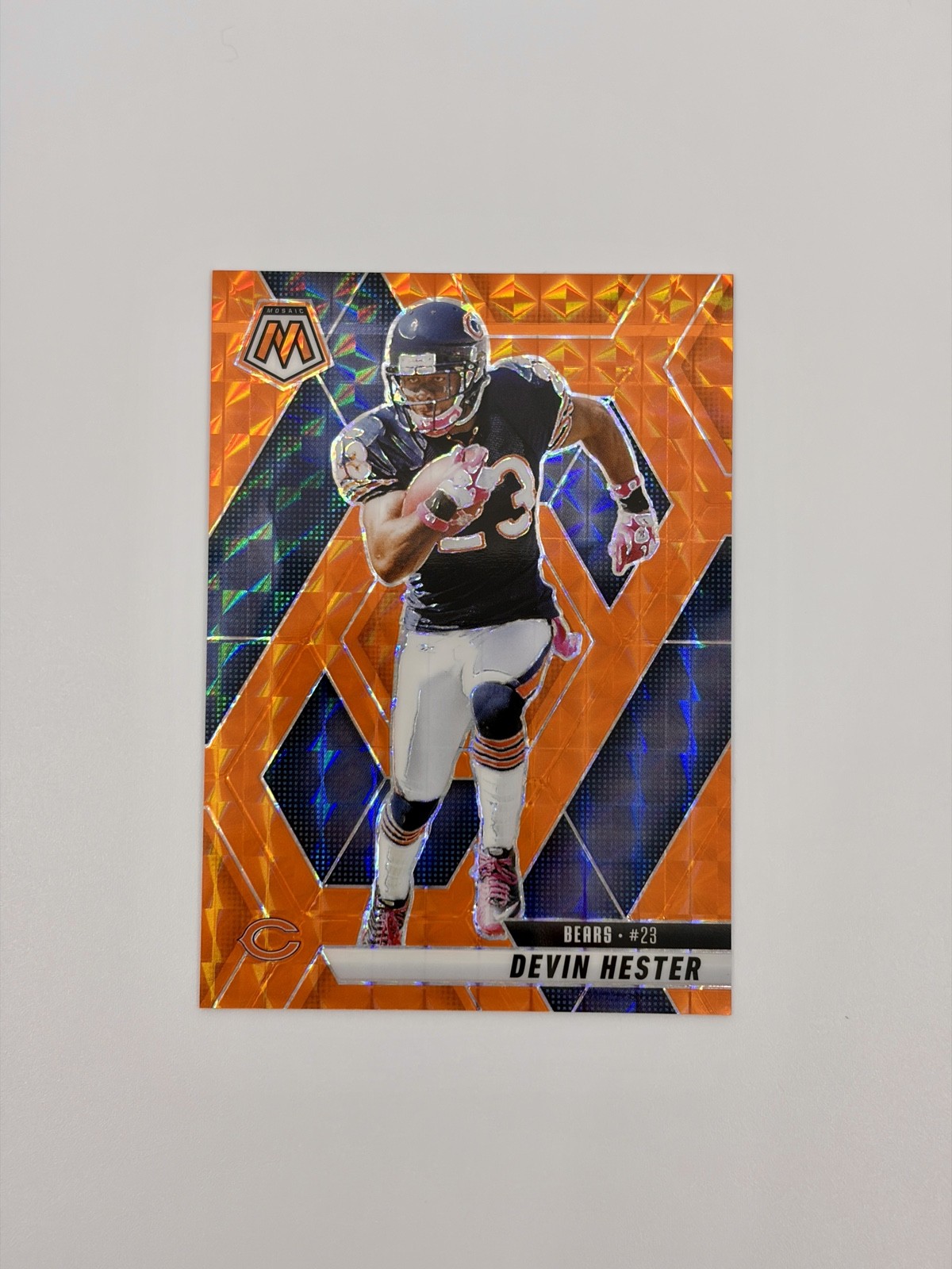 2025 Panini Mosaic - Devin Hester #118 Orange Mosaic Prizm /199