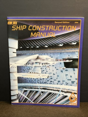 #ad FASA Star Trek Ship Construction Manual #2204 C $34.99