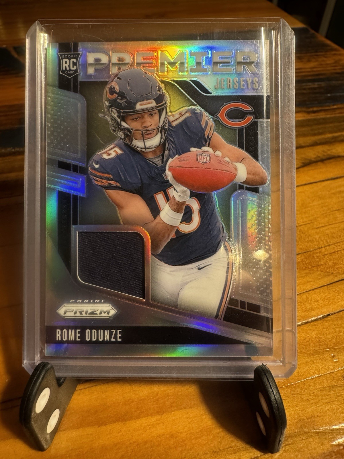 Panini 2024 Prizm Premier Jerseys Rome Odunze #PJ-ROE Rookie Chicago Bears