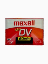 Videocassetta digitale Maxwell Mini DV DVM60SE. 60 o 90 min nuovo e sigillato
