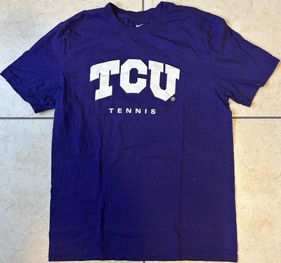 Nike TCU Tennis Team Issued Pro Stock T-Shirt Medium Roger Pascual Ferrer