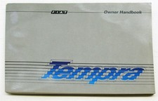FIAT Tempra Car Owners Handbook 1990 #603.06.384 VI/90 2nd Ed.