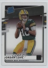 2020 Panini Chronicles Clearly Donruss Rated Rookie Jordan Love #RR-JL 1rb9