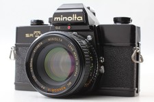 RARE 102 Exc 5 Minolta SRT Black 35mm Camera 50mm f1.7 Prime Lens From JAPAN