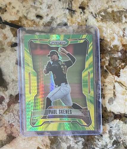 2026 Panini Prizm Paul Skenes Green Hyper /175 Pittsburgh Pirates