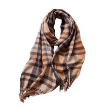 Scarf for Women Winter Fall Cashmere Feel Multicolor Plaid Scarves Fashion Lo...