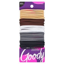 Ouchless Elastic Hair Ties - 50 Ct Assorted Neutrals 2MM Rubber Bands for Hai...