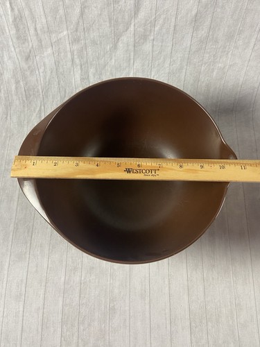 ROSTI Set di 3 ciotole di miscelazione marroni 4L, 3L, 1,5L Made in Denmark MCM retrò vintage - Foto 6 di 18