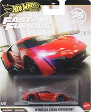 FAST FURIOUS Modello Auto W MOTORS LYKAN HYPERSPORT Hot Wheels JHW70 1:64 8cm