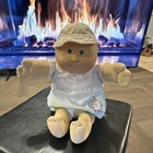 Cabbage Patch Kids 14in Soft Body Boy Baby Doll Green Eyes Outfit & Hat