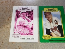 Ernie Lombardi Giants 1987 Hygrade Baseball All Time Greats WHITE Version