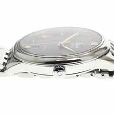 OMEGA WATCH 424.10.40.20.03.004 DE VILLE PRESTIGE DATE AUTOMATIC NAVY DIAL MEN'S 4