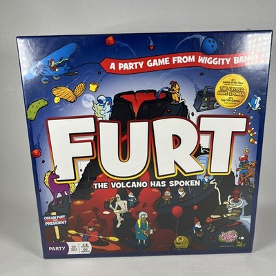 FURT The Volcano Has Spoken Party Game by Wiggity Bang Board  Ages 13+ 3-8 plyrs