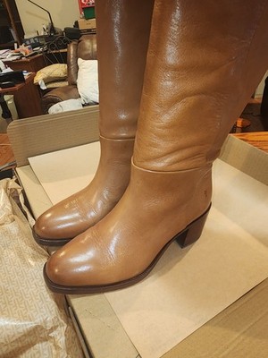 Women's pull on tall leather boot. FRYE brand