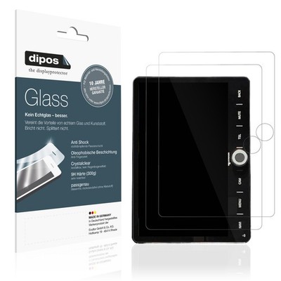 2x Schutzfolie für Dynavin D9-DCX - Anti-Shock 9H Folie dipos Glass