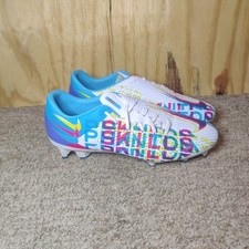 Nike Phantom Gt Academy 3D Fg/Mg Chlorine Blue-Pink Blast Mens sz 7 Women's 8.5