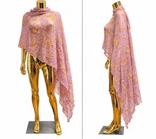 Indian Dupatta Shawl Scarf Women’s Traditional Ethnic Wrap New Without Tags D28