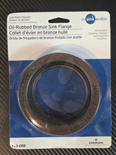 InSinkErator Oil Rubbed Bronze Sink Flange For Garbage Disposal Black