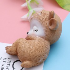  1pc Deer Furnishing Articles Creative Cake Crafts Sleeping Deer for Birthday