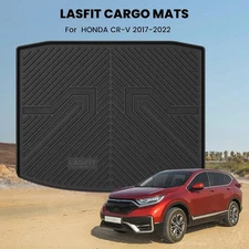 LASFIT TPE All-Weather Floor Mats for Honda CR-V 2017-2022 - 1st & 2nd Row Liner