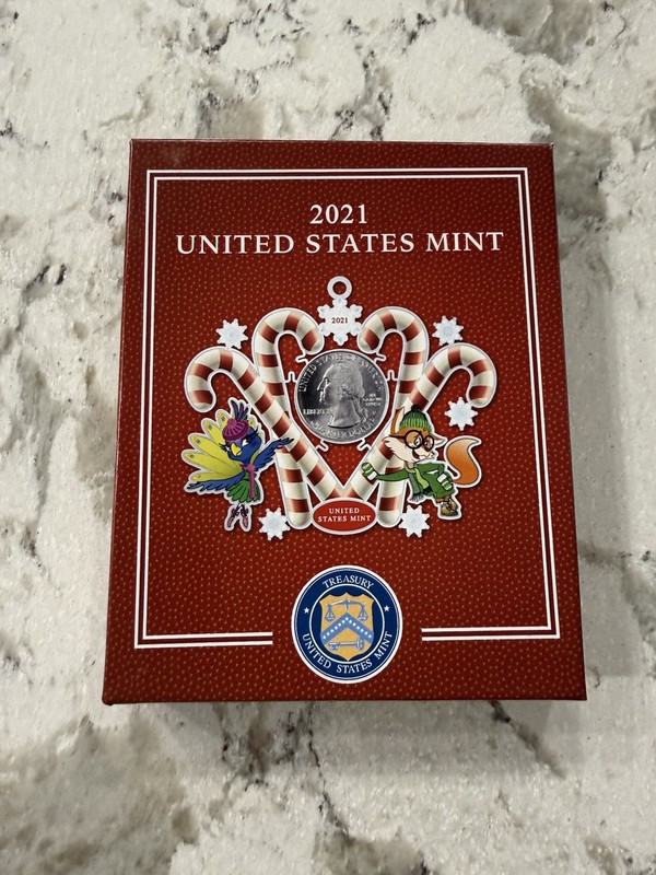 United States Mint Treasury 2021 Mighty Minters Ornament Quarter